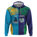Custom Warriors-Titans Hoodie Together Sporty Style