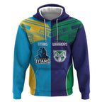 Custom Warriors-Titans Hoodie Together Sporty Style