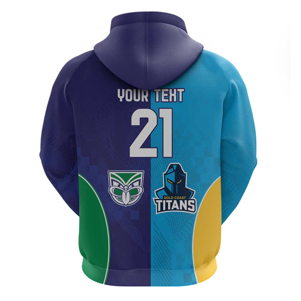 Custom Warriors-Titans Hoodie Together Sporty Style