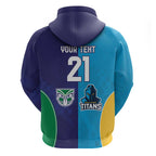 Custom Warriors-Titans Hoodie Together Sporty Style