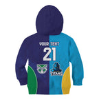 Custom Warriors-Titans Kid Hoodie Together Sporty Style