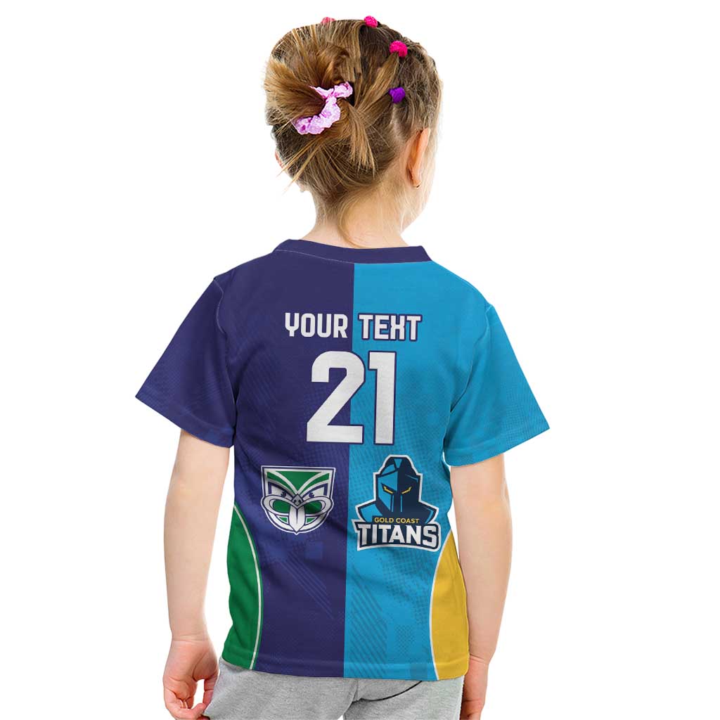 Custom Warriors-Titans Kid T Shirt Together Sporty Style
