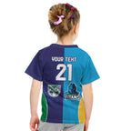 Custom Warriors-Titans Kid T Shirt Together Sporty Style
