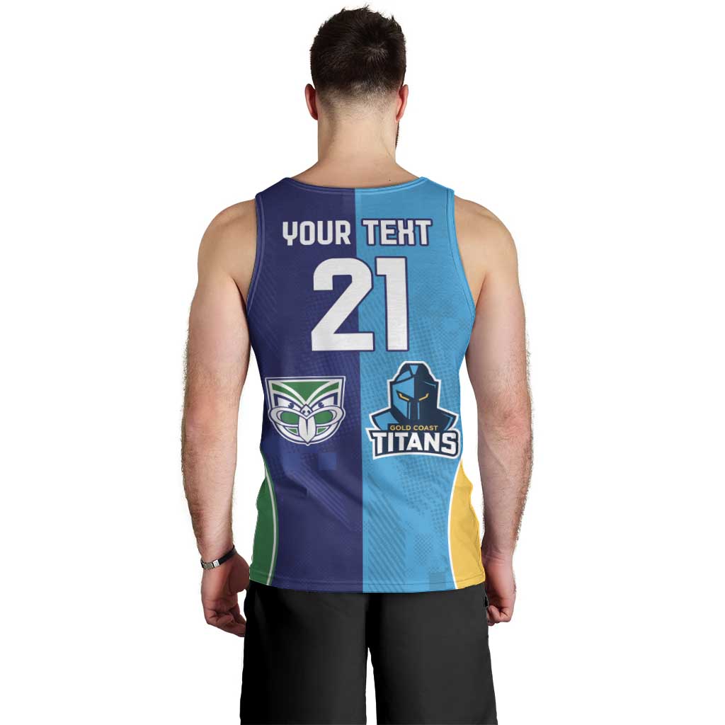 Custom Warriors-Titans Men Tank Top Together Sporty Style