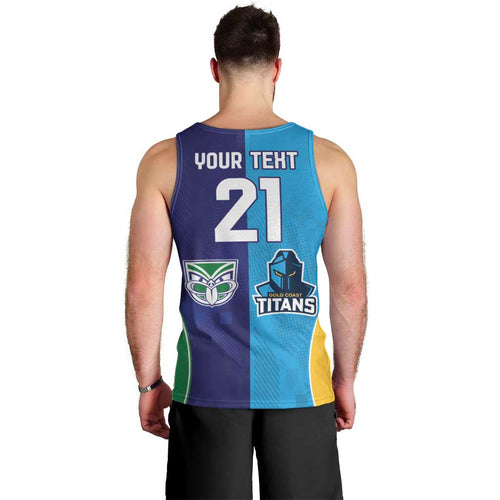 Custom Warriors-Titans Men Tank Top Together Sporty Style