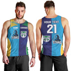 Custom Warriors-Titans Men Tank Top Together Sporty Style