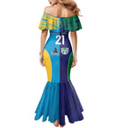 Custom Warriors-Titans Mermaid Dress Together Sporty Style