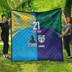 Custom Warriors-Titans Quilt Together Sporty Style