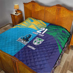 Custom Warriors-Titans Quilt Together Sporty Style