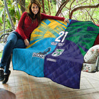Custom Warriors-Titans Quilt Together Sporty Style