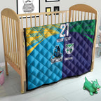 Custom Warriors-Titans Quilt Together Sporty Style