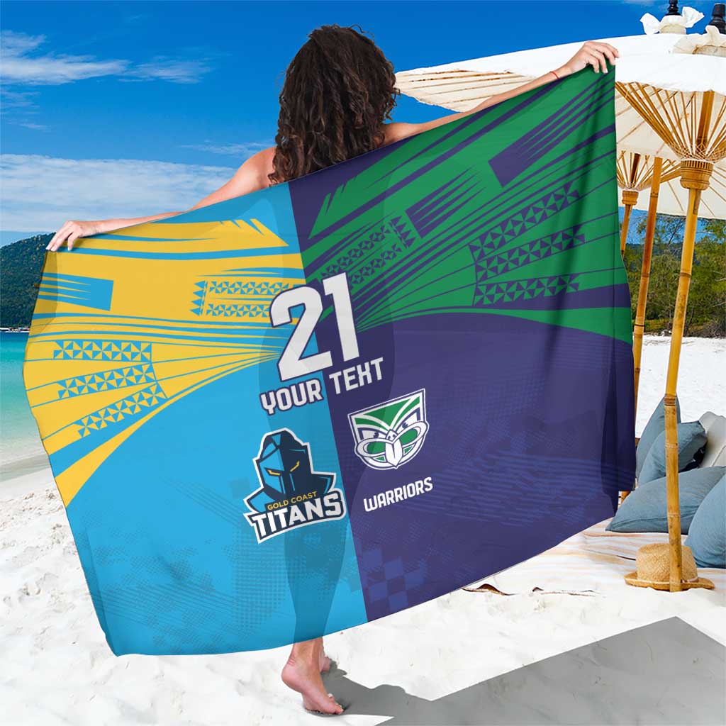 Custom Warriors-Titans Sarong Together Sporty Style