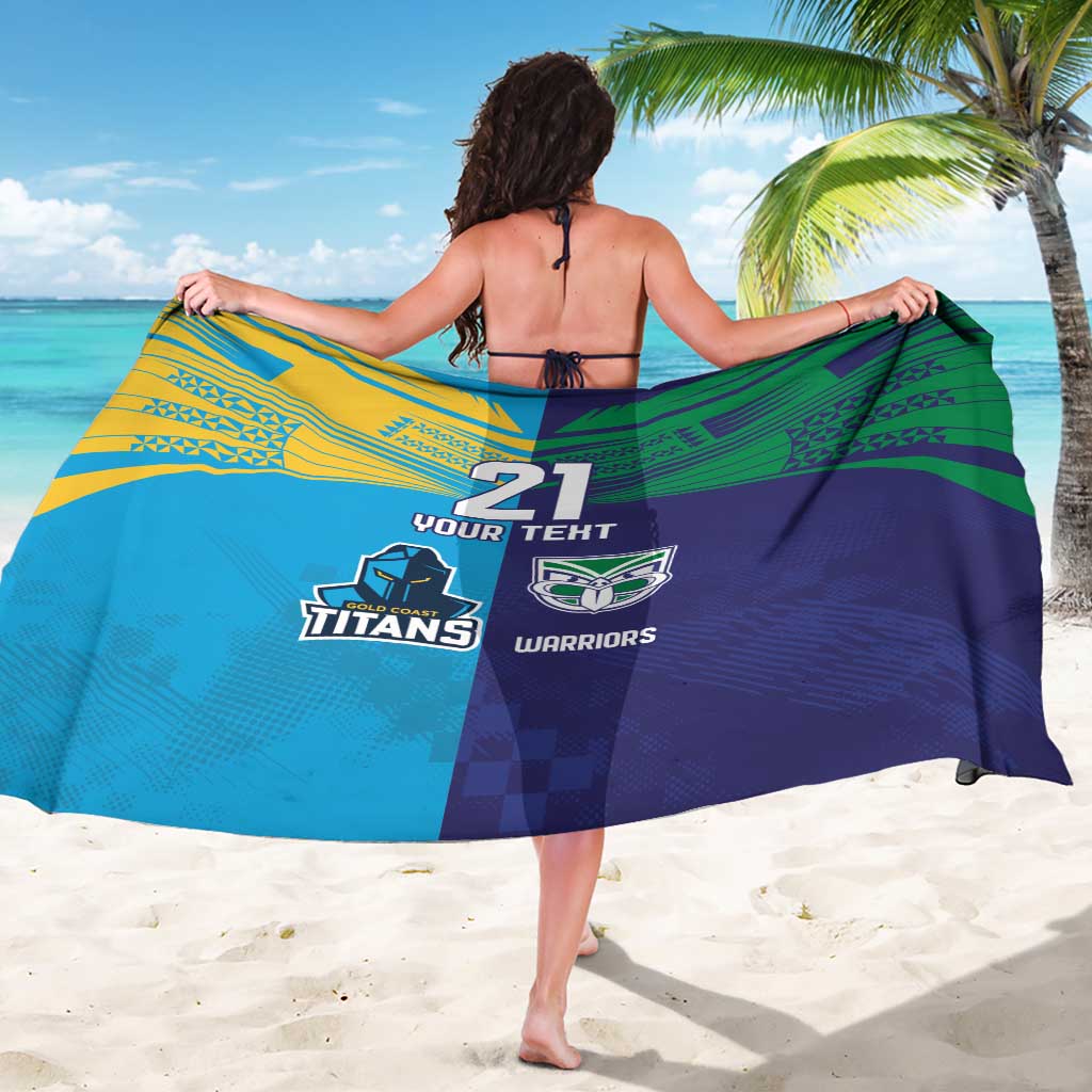 Custom Warriors-Titans Sarong Together Sporty Style