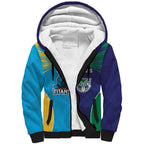Custom Warriors-Titans Sherpa Hoodie Together Sporty Style
