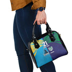 Custom Warriors-Titans Shoulder Handbag Together Sporty Style