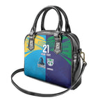 Custom Warriors-Titans Shoulder Handbag Together Sporty Style