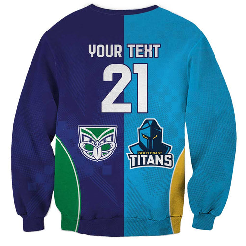Custom Warriors-Titans Sweatshirt Together Sporty Style
