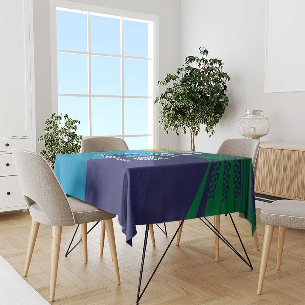 Custom Warriors-Titans Tablecloth Together Sporty Style