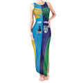 Custom Warriors-Titans Tank Maxi Dress Together Sporty Style