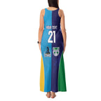Custom Warriors-Titans Tank Maxi Dress Together Sporty Style