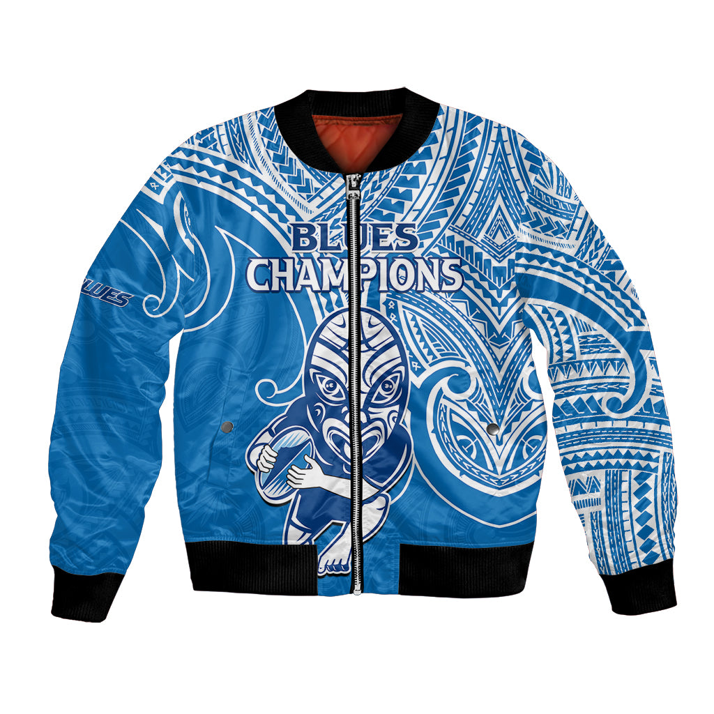 custom-text-and-number-blues-super-rugby-bomber-jacket-kahurangi-go-champions-2023