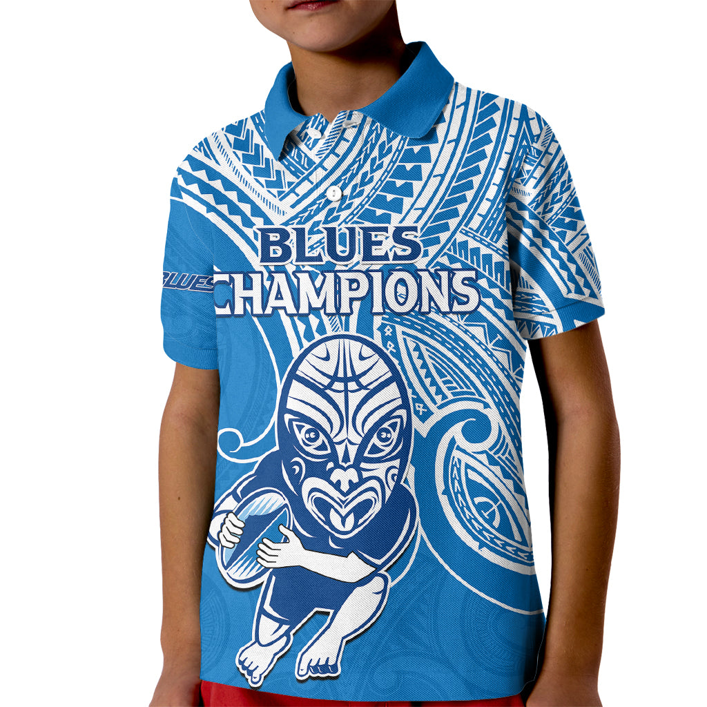 custom-text-and-number-blues-super-rugby-kid-polo-shirt-kahurangi-go-champions-2023