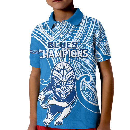 custom-text-and-number-blues-super-rugby-kid-polo-shirt-kahurangi-go-champions-2023