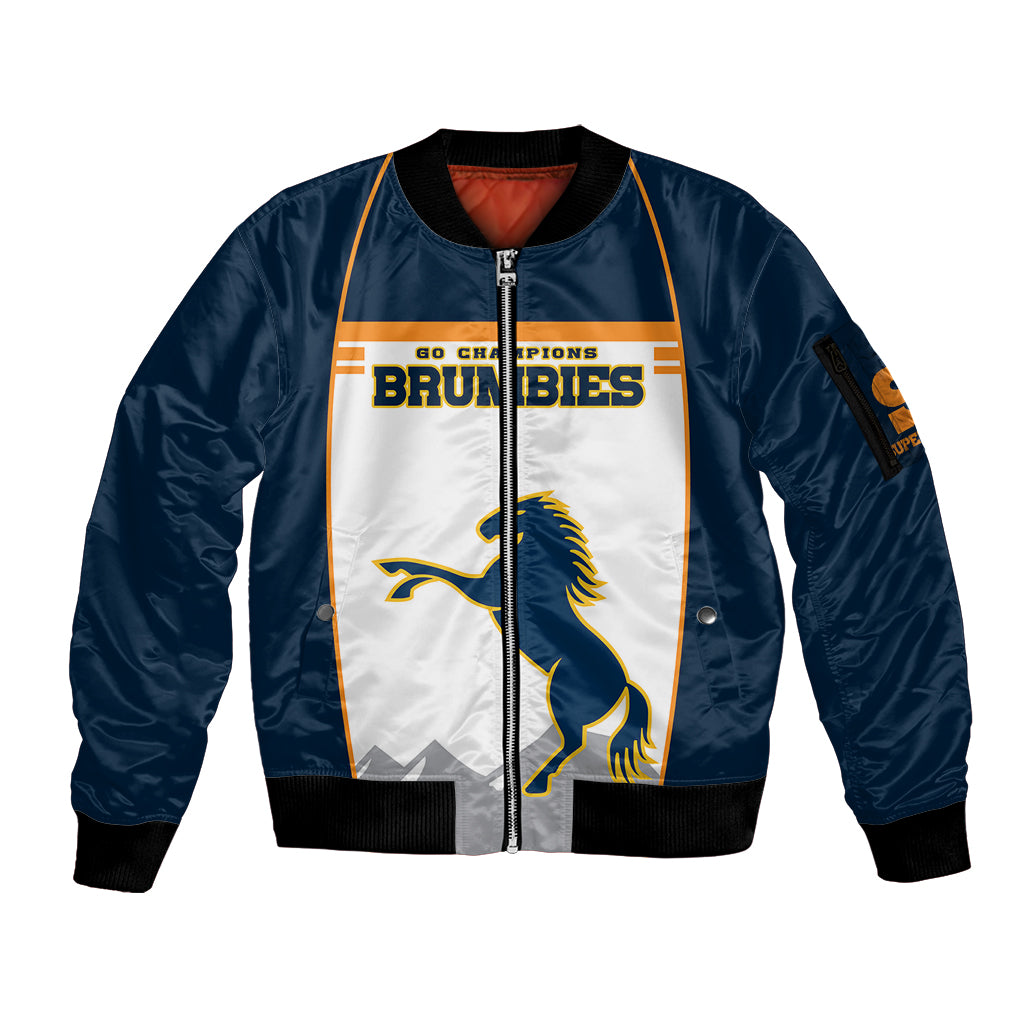 custom-text-and-number-brumbies-super-rugby-sleeve-zip-bomber-jacket-brumbies-go-champions-2023