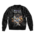 Custom Rugby Southern Hemisphere Bomber Jacket Argentina AUNZ South Africa Mascot Black - Aussie Hoodie