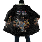 Custom Rugby Southern Hemisphere Cloak Argentina AUNZ South Africa Mascot Black - Aussie Hoodie