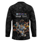 Custom Rugby Southern Hemisphere Hockey Jersey Argentina AUNZ South Africa Mascot Black - Aussie Hoodie