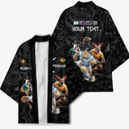 Custom Rugby Southern Hemisphere Kimono Argentina AUNZ South Africa Mascot Black - Aussie Hoodie