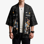 Custom Rugby Southern Hemisphere Kimono Argentina AUNZ South Africa Mascot Black - Aussie Hoodie