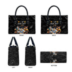 Custom Rugby Southern Hemisphere Leather Bag Argentina AUNZ South Africa Mascot Black - Aussie Hoodie