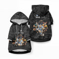 Custom Rugby Southern Hemisphere Pet Hoodie Argentina AUNZ South Africa Mascot Black