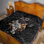 Custom Rugby Southern Hemisphere Quilt Argentina AUNZ South Africa Mascot Black - Aussie Hoodie