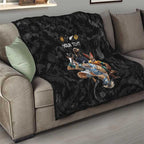 Custom Rugby Southern Hemisphere Quilt Argentina AUNZ South Africa Mascot Black - Aussie Hoodie