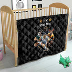 Custom Rugby Southern Hemisphere Quilt Argentina AUNZ South Africa Mascot Black - Aussie Hoodie