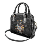 Custom Rugby Southern Hemisphere Shoulder Handbag Argentina AUNZ South Africa Mascot Black - Aussie Hoodie