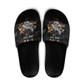 Custom Rugby Southern Hemisphere Slide Sandals Argentina AUNZ South Africa Mascot Black - Aussie Hoodie