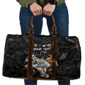 Custom Rugby Southern Hemisphere Travel Bag Argentina AUNZ South Africa Mascot Black - Aussie Hoodie
