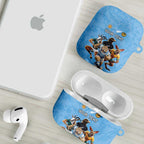 Custom Rugby Southern Hemisphere AirPods Case Argentina AUNZ South Africa Mascot Blue - Aussie Hoodie