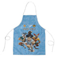 Custom Rugby Southern Hemisphere Apron Argentina AUNZ South Africa Mascot Blue - Aussie Hoodie