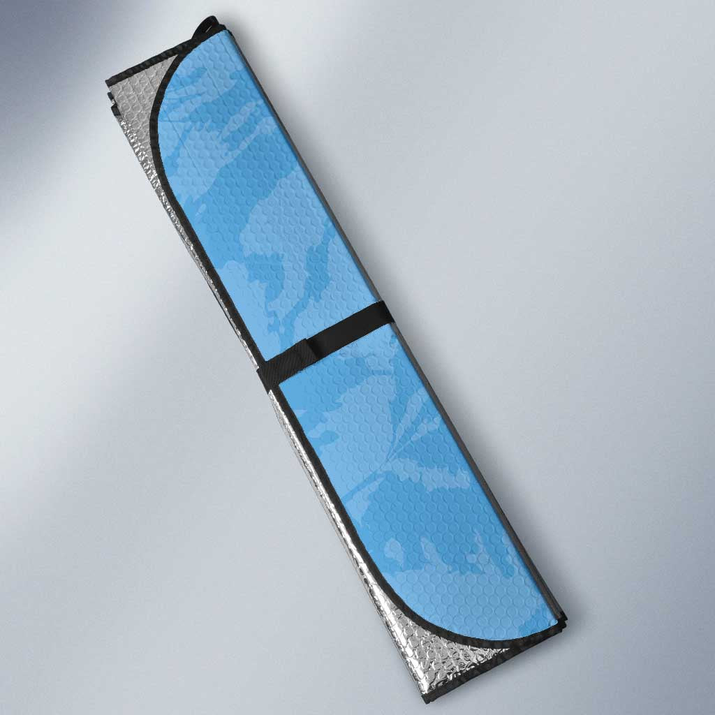 Custom Rugby Southern Hemisphere Auto Sun Shade Argentina AUNZ South Africa Mascot Blue - Aussie Hoodie