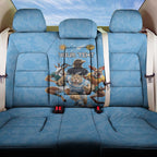 Custom Rugby Southern Hemisphere Back Car Seat Cover Argentina AUNZ South Africa Mascot Blue - Aussie Hoodie