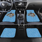 Custom Rugby Southern Hemisphere Car Mats Argentina AUNZ South Africa Mascot Blue - Aussie Hoodie