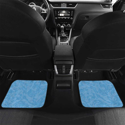 Custom Rugby Southern Hemisphere Car Mats Argentina AUNZ South Africa Mascot Blue - Aussie Hoodie