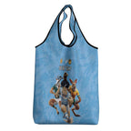 Custom Rugby Southern Hemisphere Grocery Bag Argentina AUNZ South Africa Mascot Blue - Aussie Hoodie