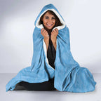 Custom Rugby Southern Hemisphere Hooded Blanket Argentina AUNZ South Africa Mascot Blue - Aussie Hoodie