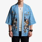 Custom Rugby Southern Hemisphere Kimono Argentina AUNZ South Africa Mascot Blue - Aussie Hoodie